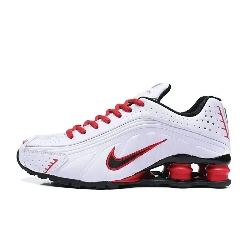 Nike Nike Shox R4 White/University Red Sneaker White