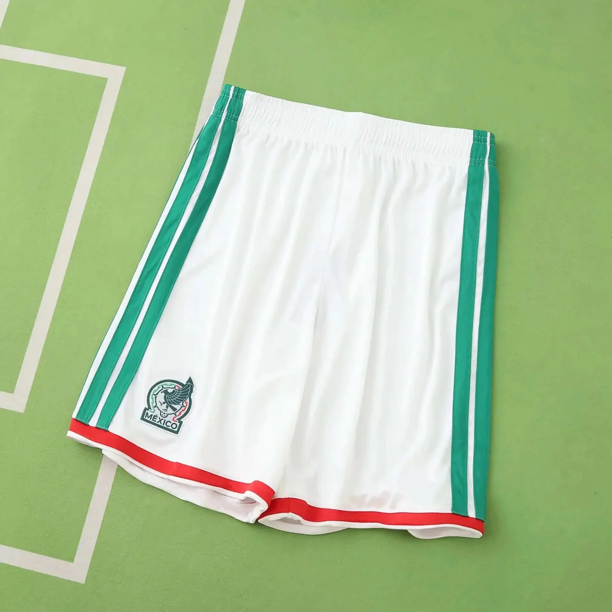 Adidas Adidas Serie A Mexico Shorts White/Green/Red White