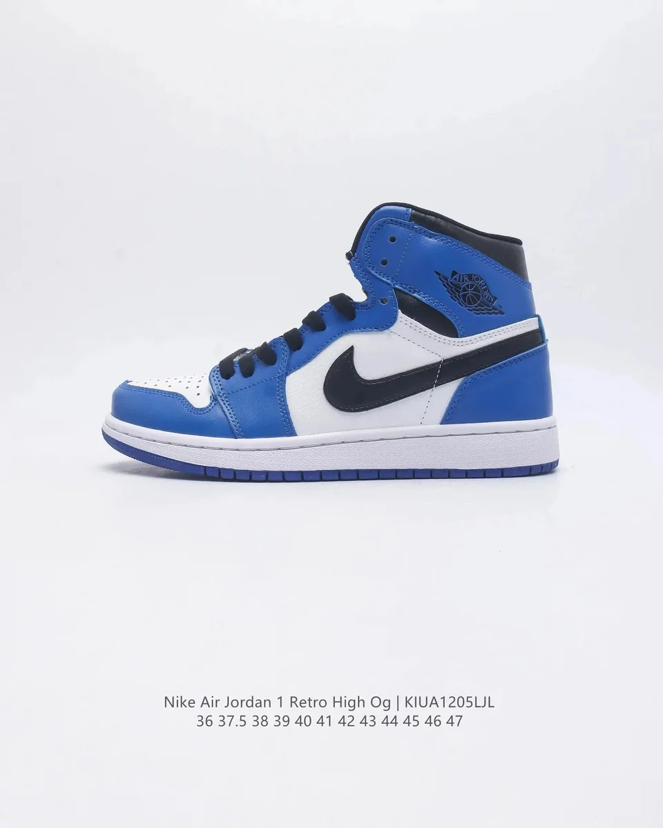 Nike Nike Air Jordan 1 Retro High Og Sail/University Blue Sneakers Blue - 1