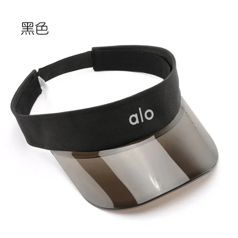 Alo Yoga Alo Black Solid Visor Hat Black - 1
