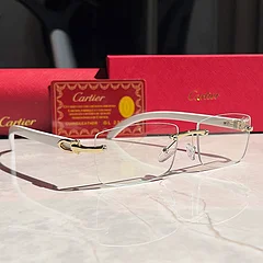 Cartier Cartier Soleil Blanc Transparent Frame Eyewear Multicolor - 1
