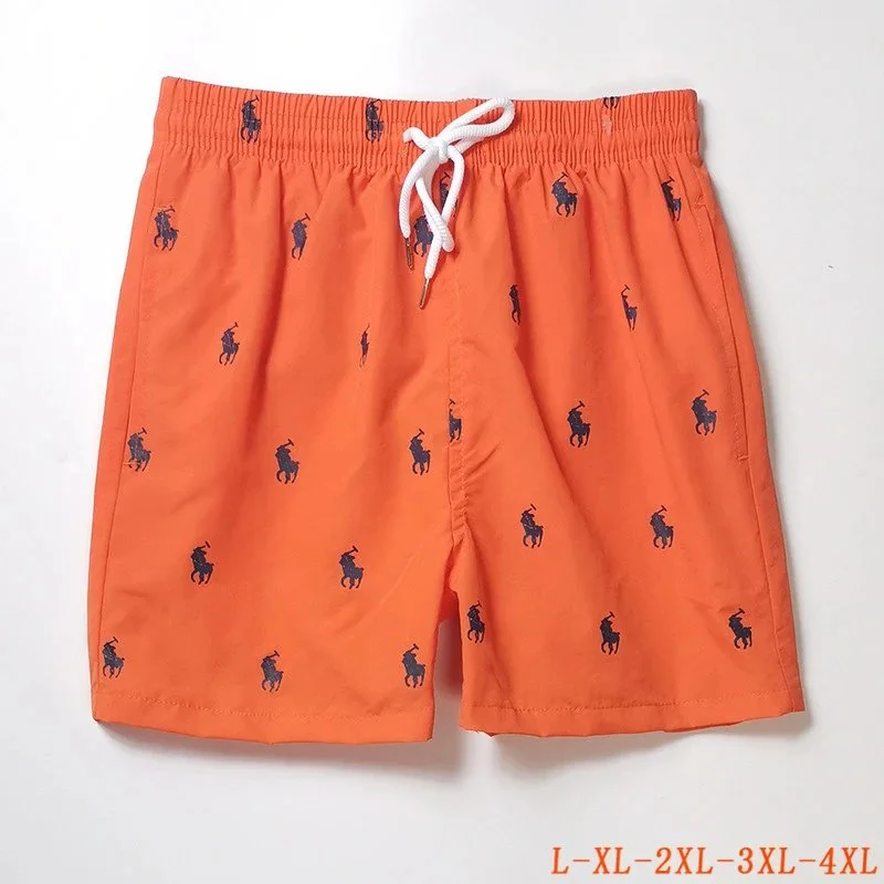 Polo Ralph Lauren Polo Ralph Lauren Big Pony Orange Solid Shorts Orange - 1