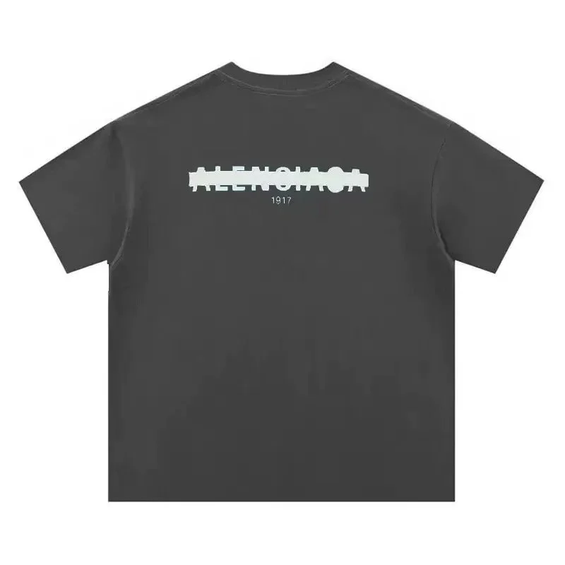 Other Unisex Dark Grey 'ALENCOA 1917' T-Shirt Grey - 1