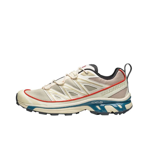 Salomon GCS Beige Gray Trail Running Sneaker