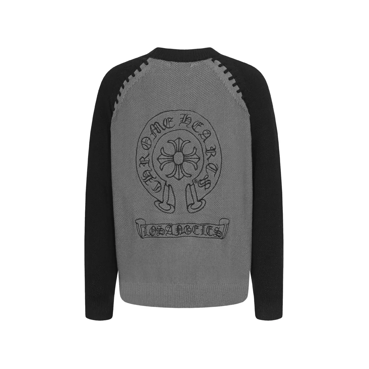 Chrome Hearts Chrome Hearts CH Cross Grey/Black Sweater Grey