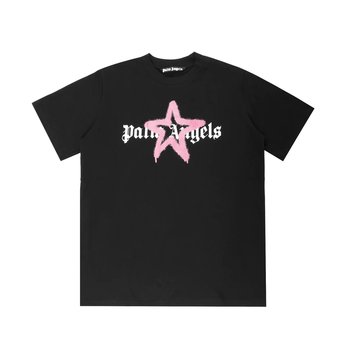 Palm Angels Palm Angels Black Pink Star T-Shirt Black - 1
