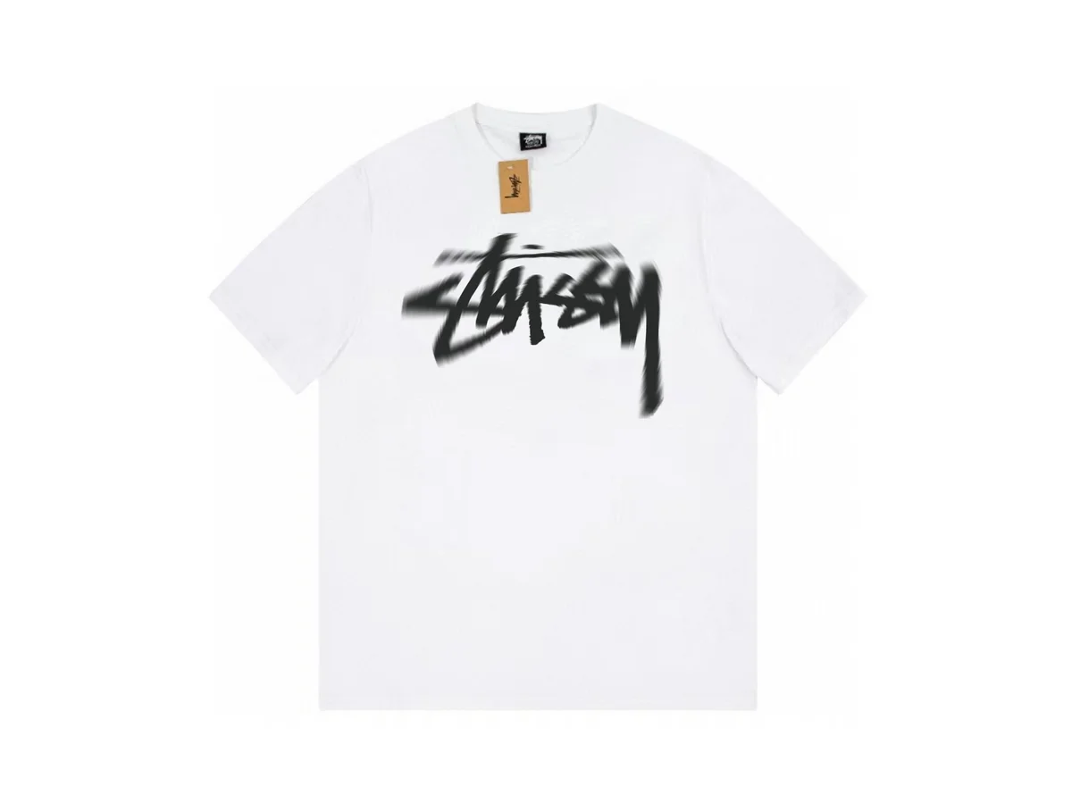 Stussy Stussy Stüssy Basic Logo White T-Shirt White - 1