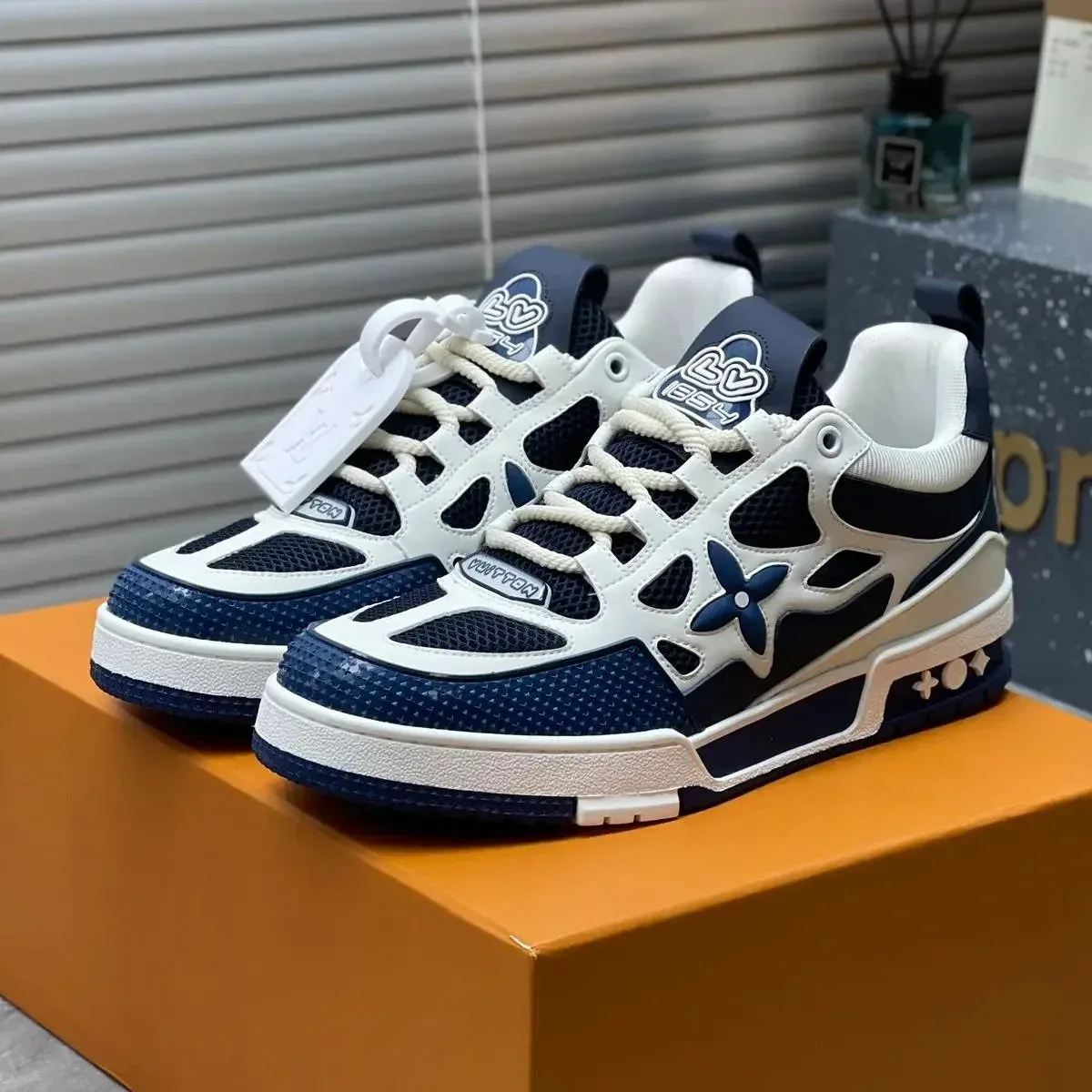 Dior Dior B33 Navy/White Sneakers Navy