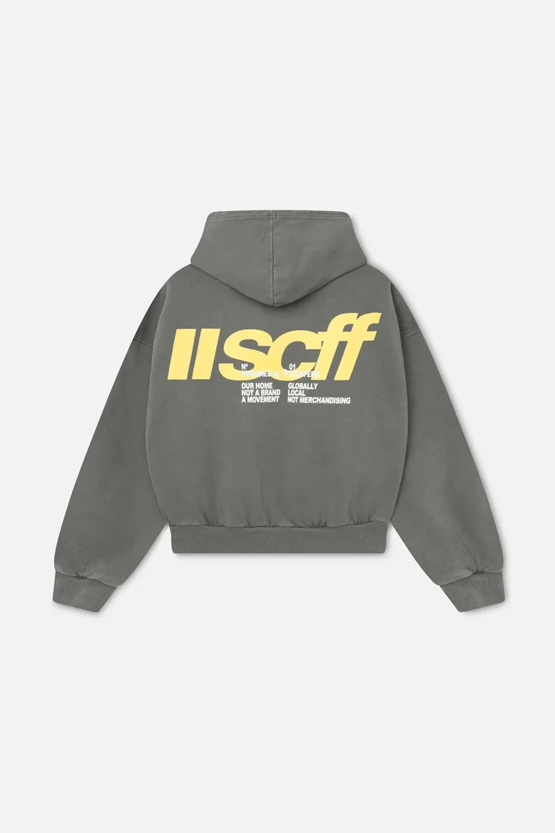 Other Gray Green II SCff Oversized Hoodie Grey - 1