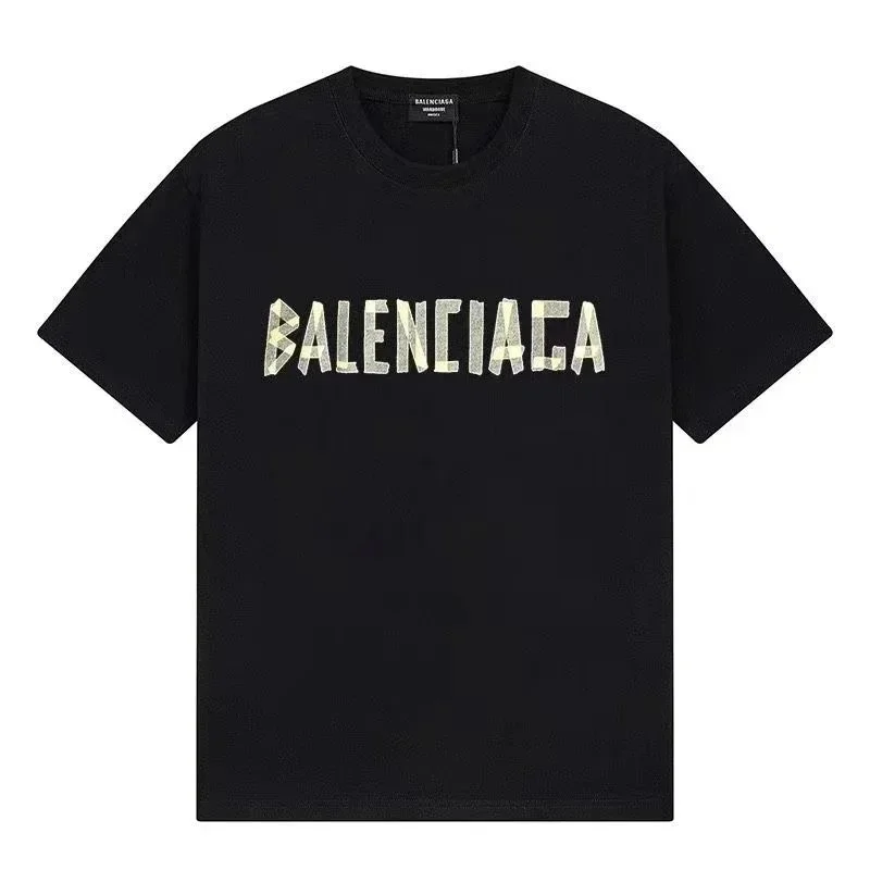 Balenciaga Balenciaga Black Camo Logo T-Shirt Black