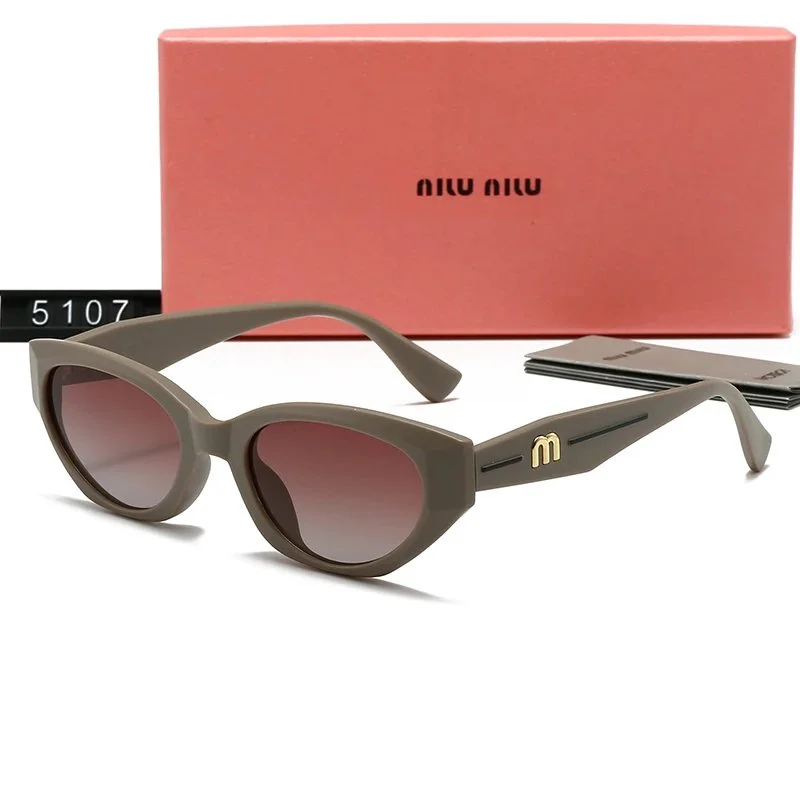 Miu Miu Miu Miu 5107-A Cat-Eye Sunglasses Brown - 1