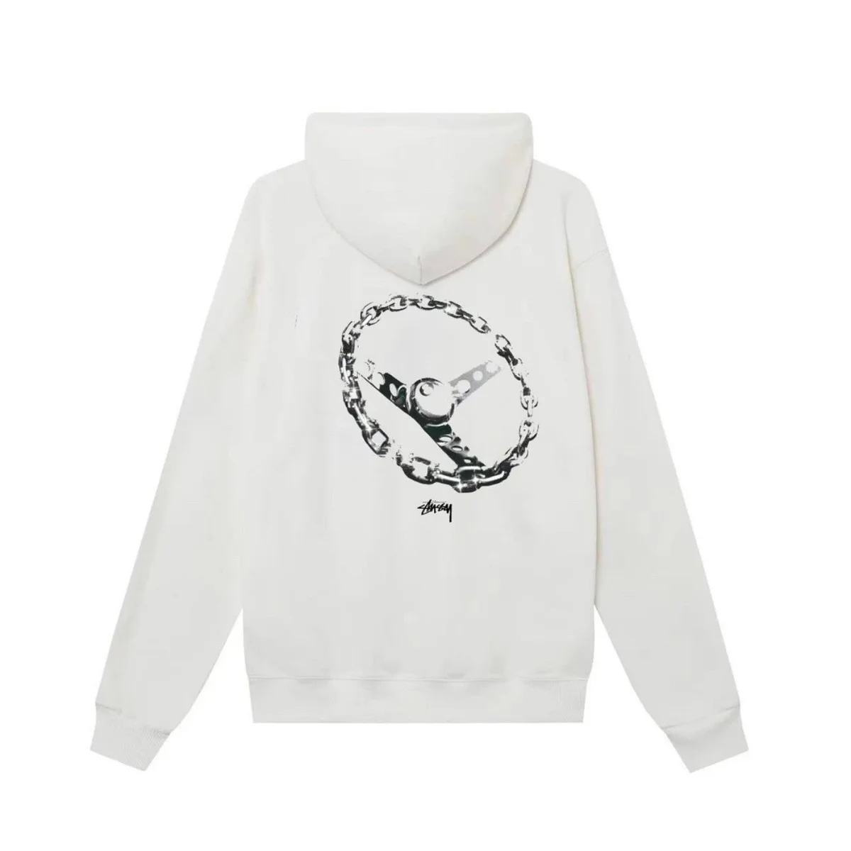 Stussy Stussy Tri-Logo White Hoodie White - 1