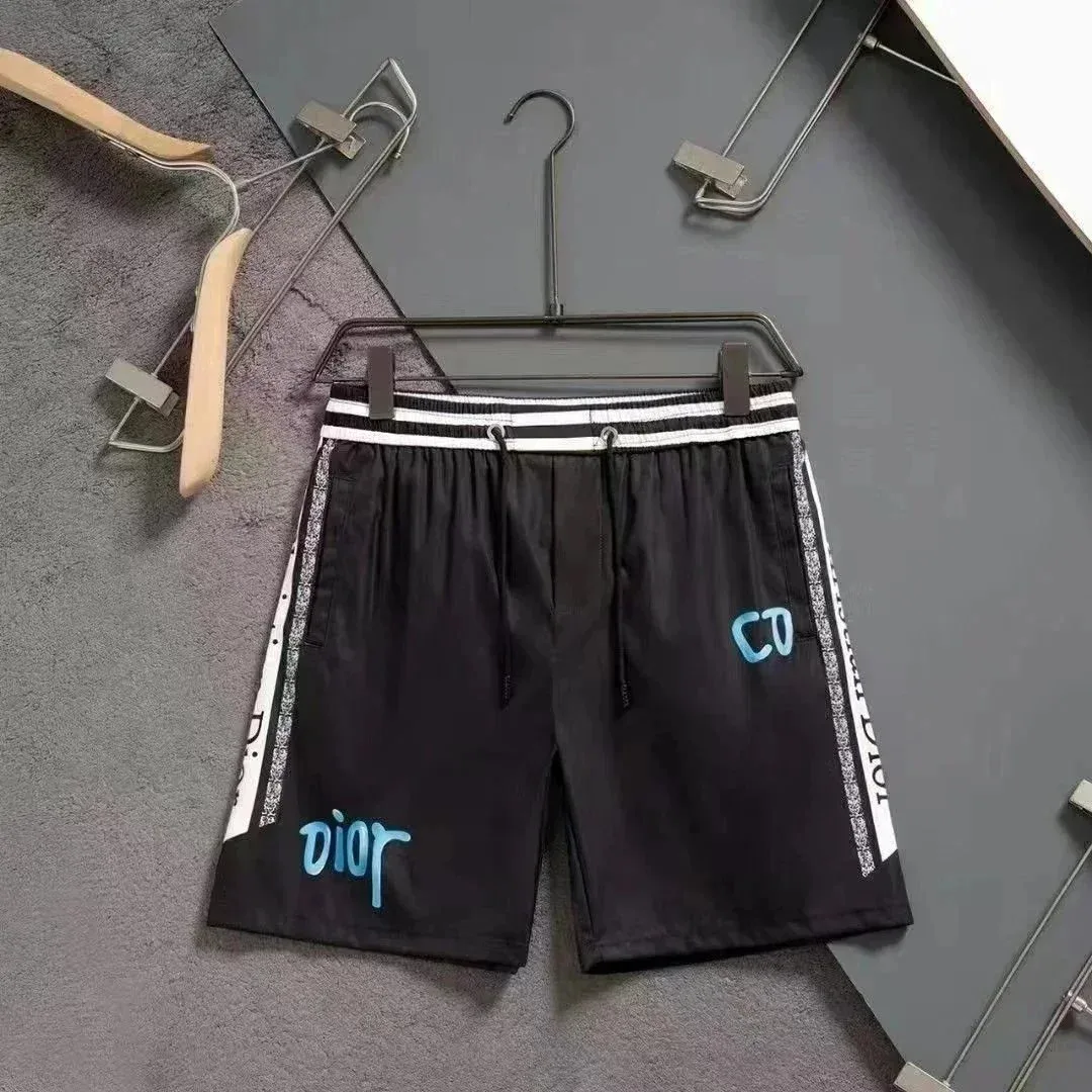 Dior Dior CD Logo Black/Blue Logo Shorts Black