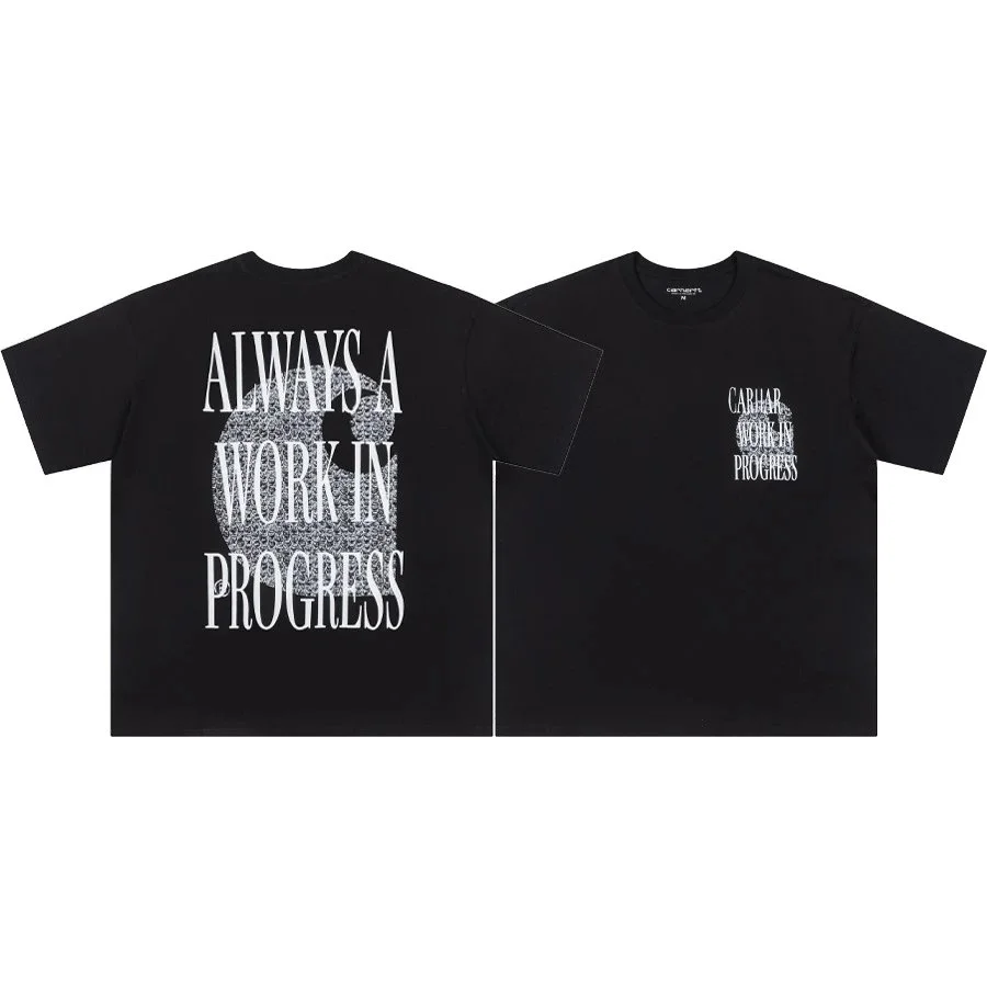 Carhartt Carhartt Work In Progress Always A Work In Progress Black T-Shirt Black - 1