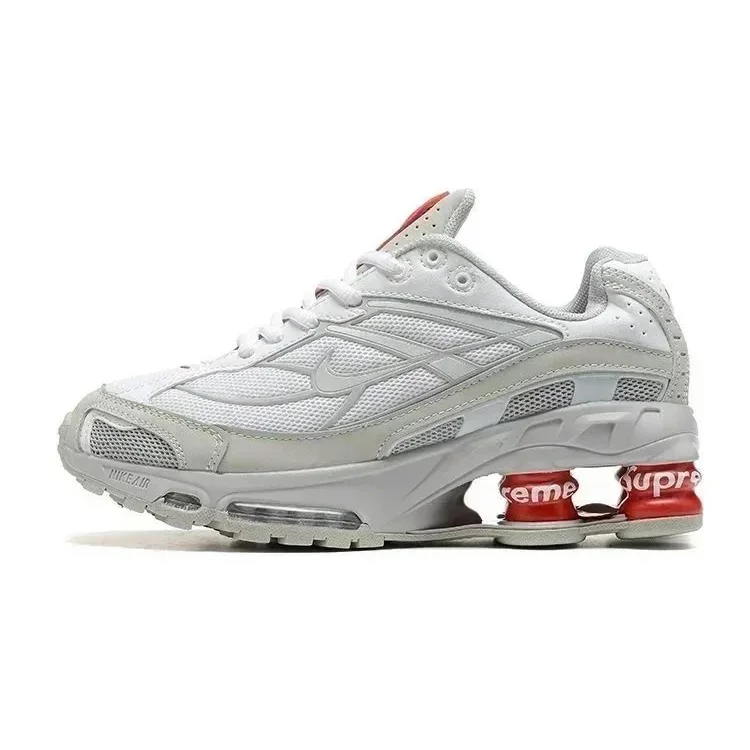Nike Nike Shox Supreme 28*High Version White Red Sneakers White - 1