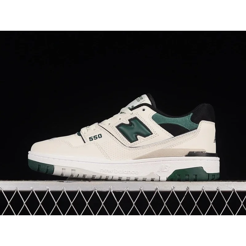 New Balance New Balance 550 Sail/Forest Green Sneakers White