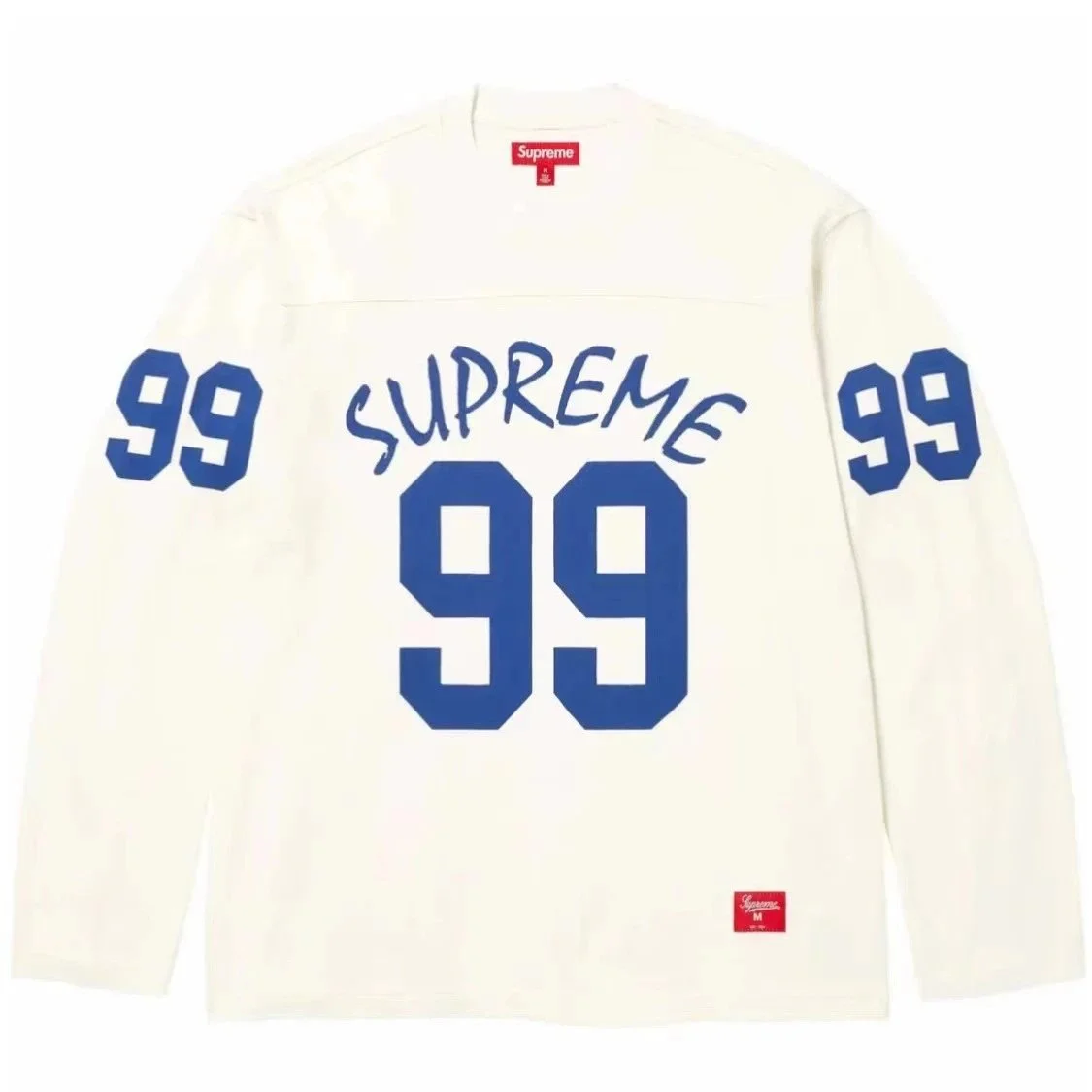Supreme Supreme 99 Jersey Long Sleeve T-Shirt White White - 1