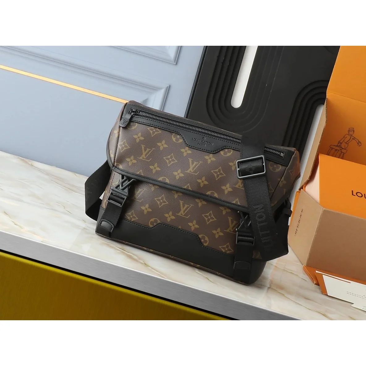 Louis Vuitton Louis Vuitton Tabi Monogram Messenger Bag Brown