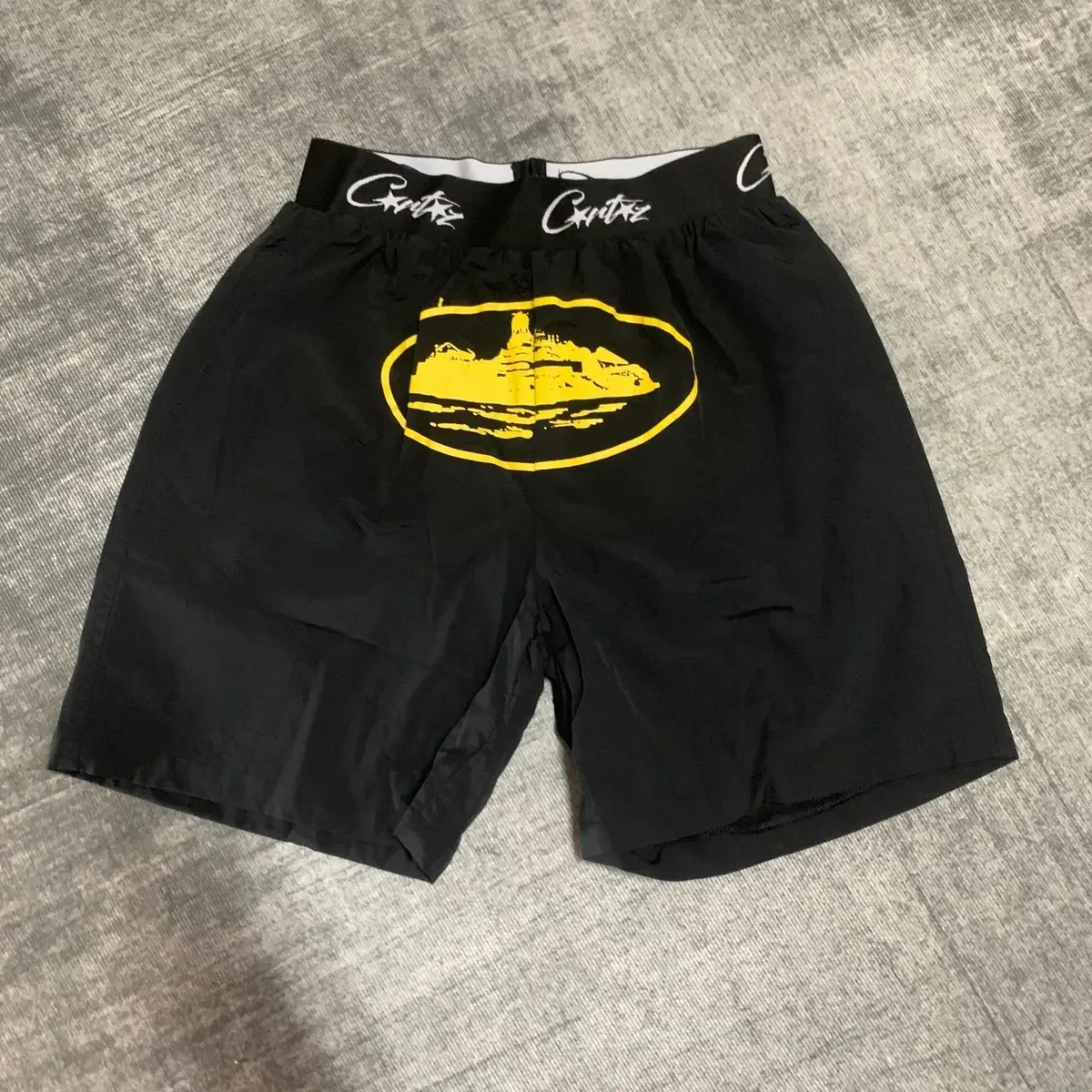Trapstar Trapstar Shooters Black Yellow Shorts Black - 1