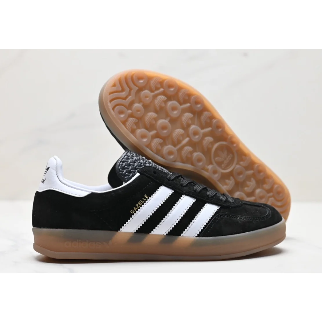 Adidas Adidas Gazelle Black/White Gum Sneakers Black - 1