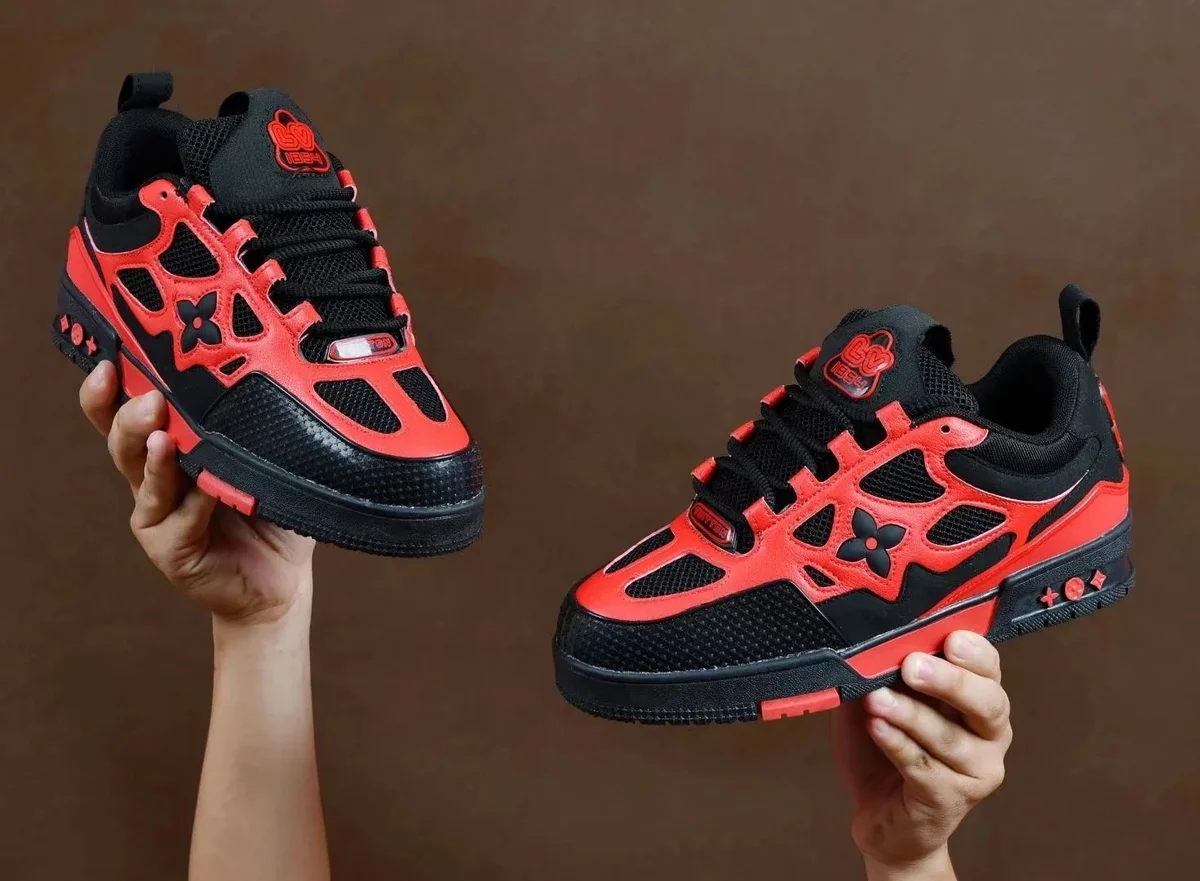 Louis Vuitton Louis Vuitton LV Trainer Red/Black Sneakers Red