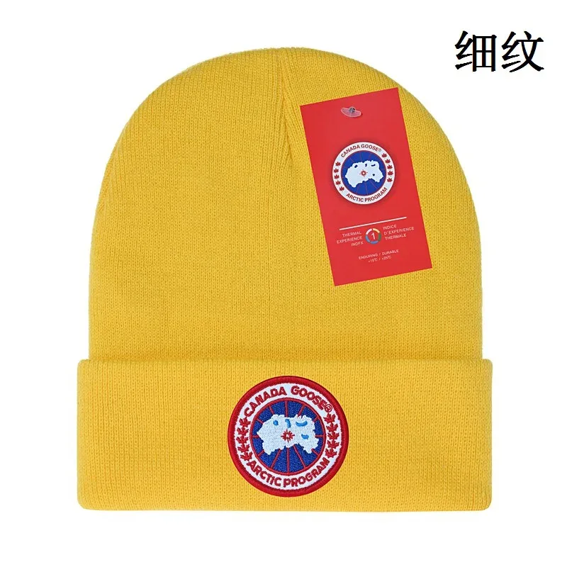 Canada Goose Canada Goose Arctic Program Yellow Knit Beanie with Red Label Yellow