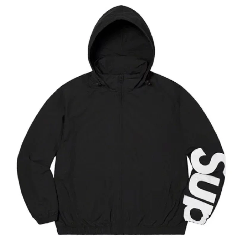 Supreme Supreme Box Logo Black Hooded Jacket Black - 1