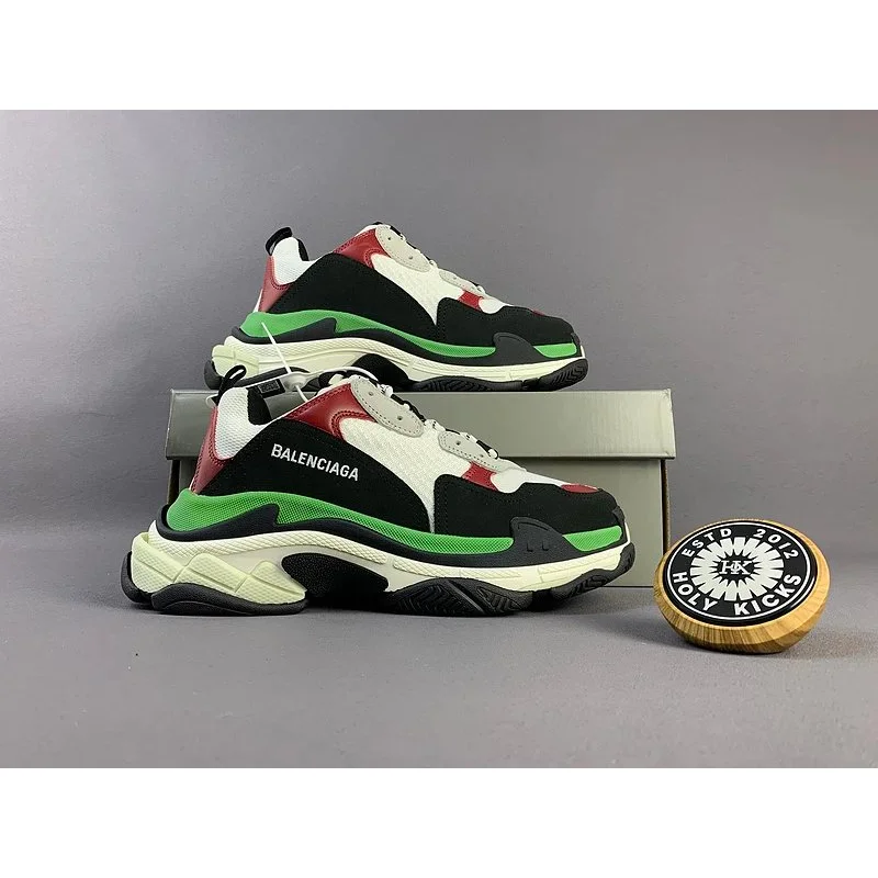 Balenciaga Balenciaga Triple S Triple Black Green Sneakers Black - 1