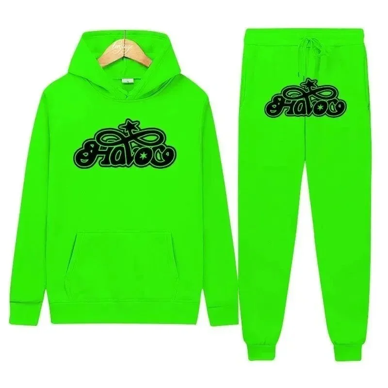 Other Havoo Neon Green Tracksuit Set DD-24 Green - 1