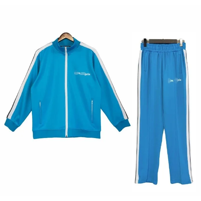 Palm Angels Palm Angels Track Peacock Blue Tracksuit Blue