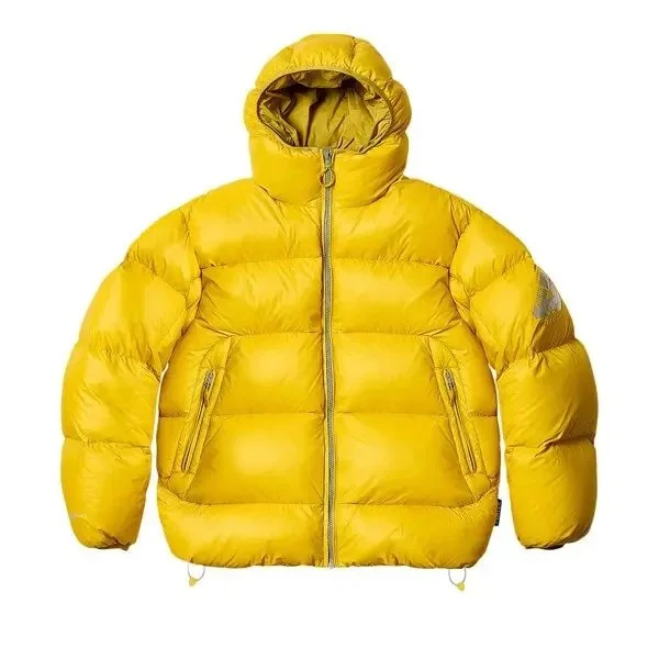 Other Canary Yellow Hooded Puffer Jacket Yellow