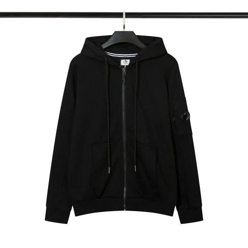 CP Company CP Company Goggle Black Hoodie Jacket Black - 1