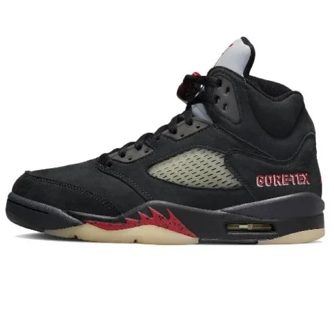 Nike Nike Air Jordan 5 GORE-TEX Black/University Red Sneakers Black - 1