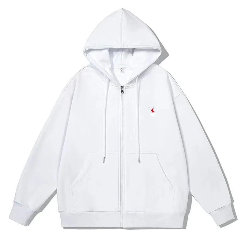 Polo Ralph Lauren Polo Ralph Lauren Big Pony White Zip Hoodie White - 1