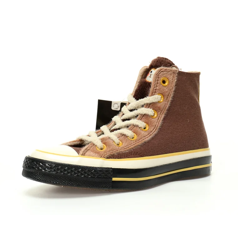 Converse Converse Chuck Taylor All Star Brown Furry Hi Sneakers Brown - 1
