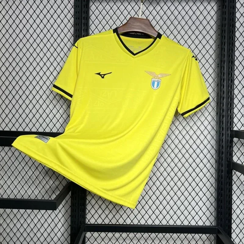 Mizuno Mizuno Lazio Soccer Jersey Yellow/Black Yellow - 1