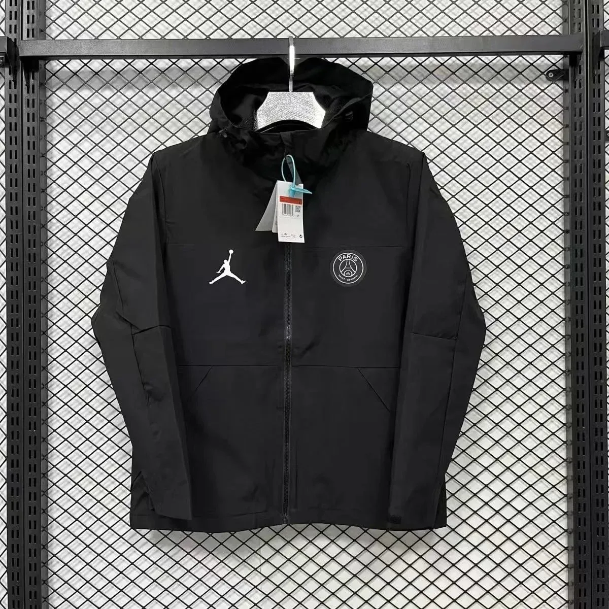 Jordan Jordan AJ04 Black Hooded Jacket Black