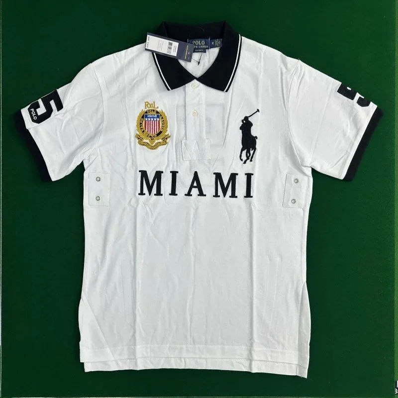 Polo Ralph Lauren Polo Ralph Lauren Miami White Polo Shirt White - 1