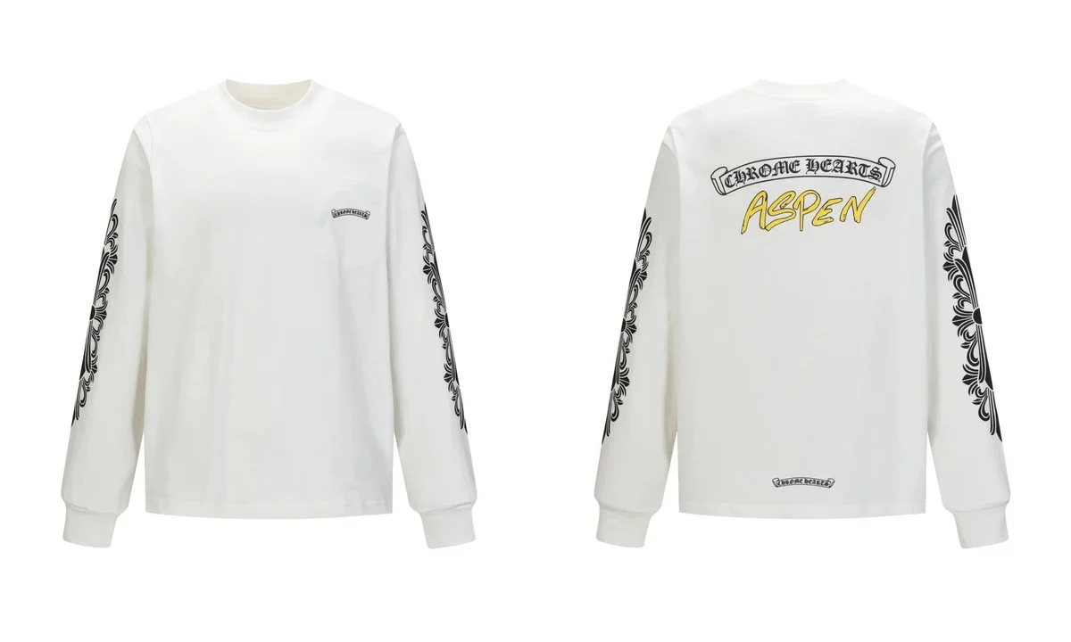 Chrome Hearts Chrome Hearts Aspen White Long Sleeve T-Shirt White - 1