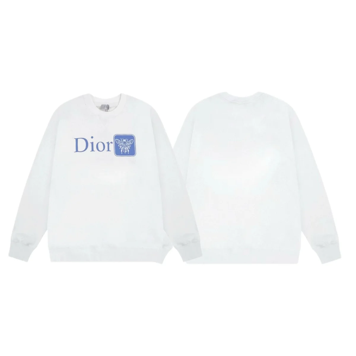 Dior Dior Bee Crewneck Sweatshirt White White