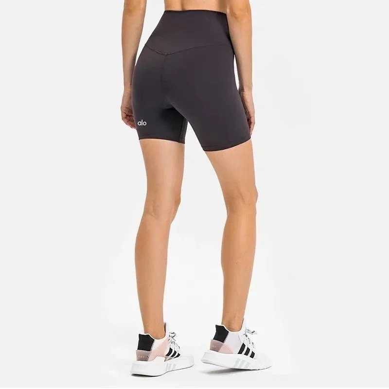 Alo Yoga Alo Deep Carbon Grey Bike Shorts Grey - 1
