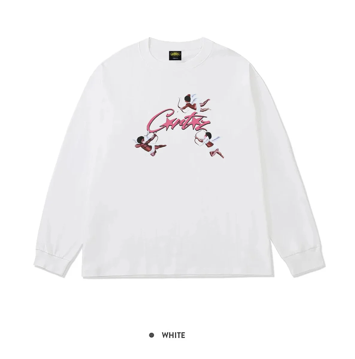 Other White Cupid Print Long Sleeve T-Shirt White - 1