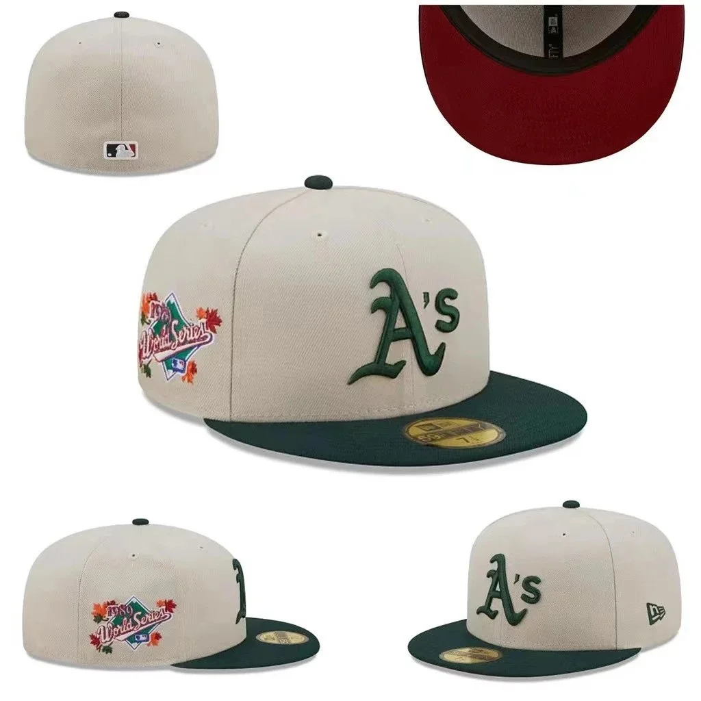New Era New Era 59FIFTY Oakland Athletics Cap Beige/Green Beige