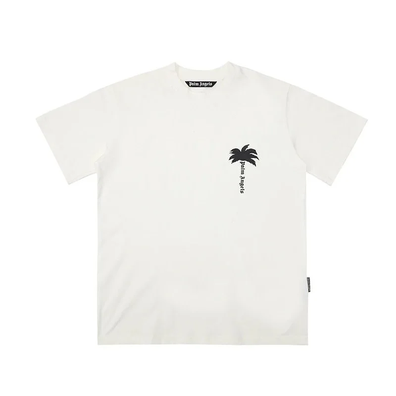 Palm Angels Palm Angels White Palm Tree T-Shirt White - 1