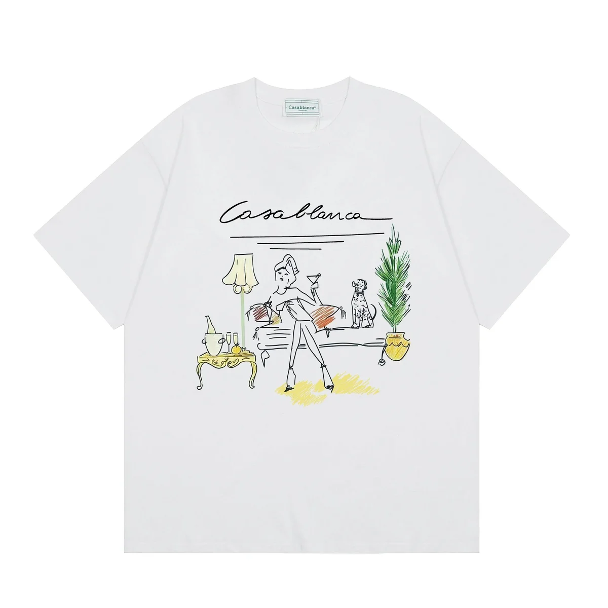 Casablanca Casablanca White 'Casa Blanca' T-Shirt White - 1