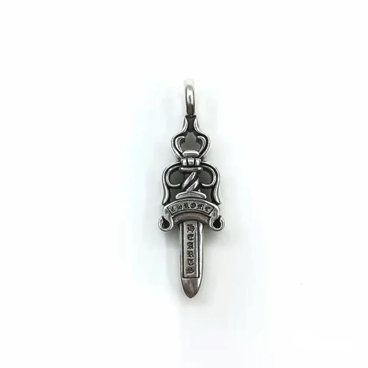 Chrome Hearts Chrome Hearts CH Cross Small Sword Pendant Necklace Silver - 1