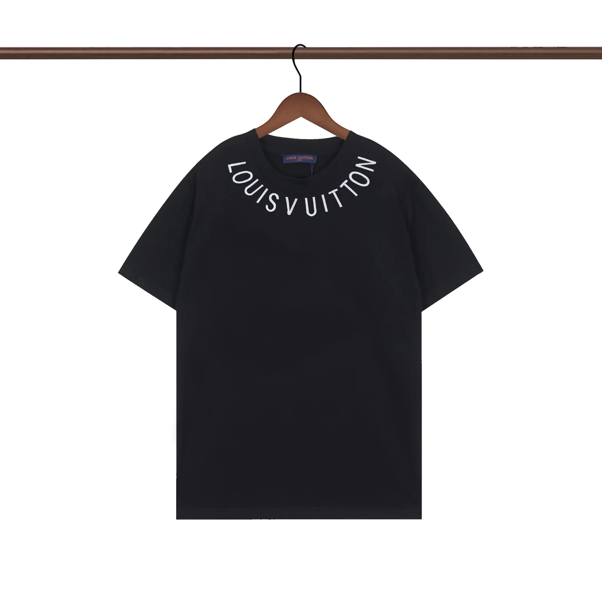 Louis Vuitton Louis Vuitton Black Collar Logo T-Shirt Black