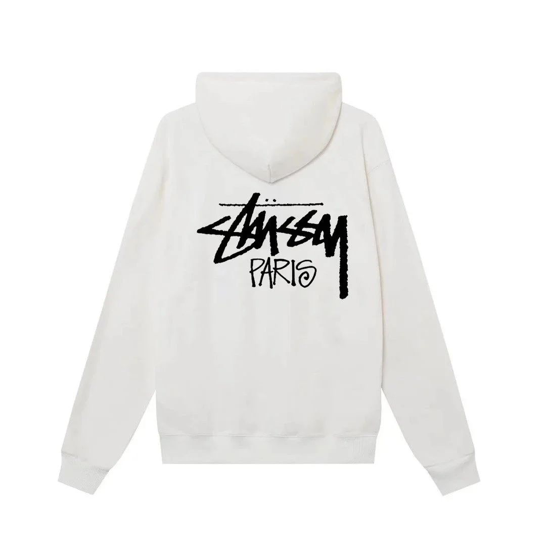 Stussy Stussy Stüssy Paris Hoodie White Casual White - 1