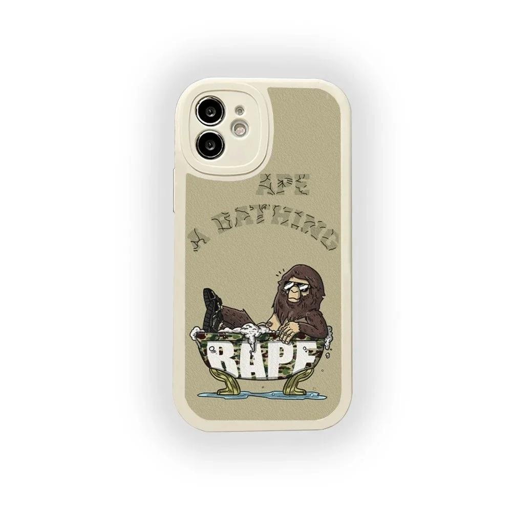 A Bathing Ape A Bathing Ape Baby Milo Beige Printed Phone Case Beige