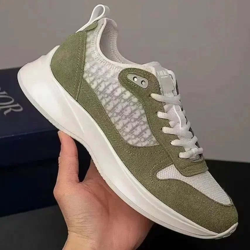 Dior Dior Air Force 1 Olive Green Sneakers Green - 1